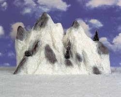 Lemax Christmas Village Medium Ski Mountain Backdrop with Trees Landscape #91021