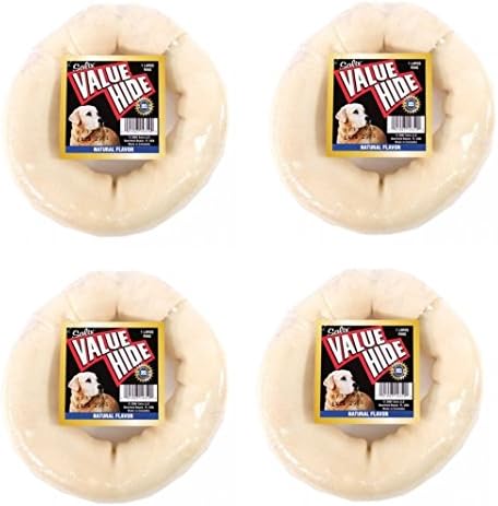 Healthy Hide Good N Fun White Ring Dog Chew (4 Pack)