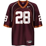 Nike - Nike Virginia Tech Hokies #28 Maroon Replica Football Jersey