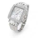 Bling Jewelry Geneva Square Deco Stainless Steel Fashion Watch [Watch]