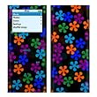 Flowers Glow Design Decal Skin Sticker for Apple iPod nano 2G (2nd Generation) 2GB/ 4GB/ 8GB Player