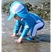 Konfidence Sun Hat -UV PBT Hats (98% sun protection) - Nautical/Cyan - 1-3yrs