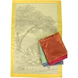 L'Olive Figural Pastoral Olive theme French Jacquard Weave Tea towel, 3 colors to choose from