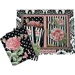 Damask Rose Punch Studio Boxed Set of 2 Decks Playing Cards