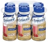 Ensure Plus Complete Balanced Nutrition Drink, Ready to Use, Strawberry, 8-Ounce (Pack of 24)