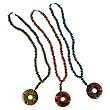 Fairly Traded Artisan Made Doughnut Clay Necklaces Set of Three Peru