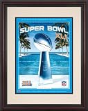 Framed 8.5 x 11 Super Bowl XLI Program Print | Details: 2007, Colts vs Bears