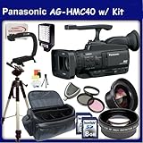 Panasonic Professional AG-HMC40 AVCHD Camcorder with 10.6MP Still and 12x O ....