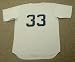 JASON VARITEK Boston Red Sox 1980's Majestic Cooperstown Throwback Away Baseball Jersey, LARGE