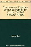 Environmental, employee and ethical reporting in Europe