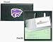 Kansas State Wildcats Embroidered Leather Checkbook Cover
