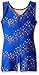 Danskin Big Girls' Gymnastics Unitard, Royal Star, Medium (8/10)