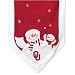 Oklahoma Sooners Snowman Table Runner