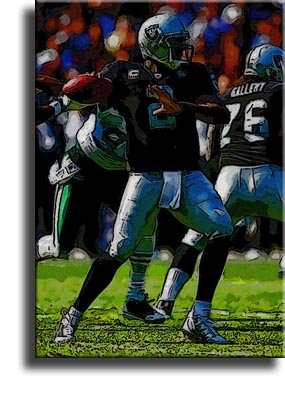 Completely Handpainted American Football Sport Painting, Custom Order FL3444, Oil on Canvas, with Option to Paint Jerry, Brett & Co. from Any Other Favorite Photograph or Picture, Unframed, Size 11