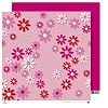 Scrapbooking-Papier: Big-Flowe babyrosa