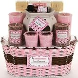 Lumière D'espritTM Ice Cream Fragranced Candle Collection - Chocolate Cream, Strawberry Cream and Vanilla Cream