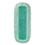 51GpjykiyyL. SL160  Rubbermaid Commercial Products RCP Q449 Microfiber Dust Pad with Fringe 48X5 Green   Case of 6