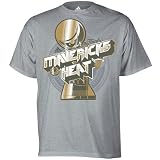NBA adidas Miami Heat vs. Dallas Mavericks 2011 NBA Finals Dueling Ultimate Prize T-Shirt - Gray (Medium)