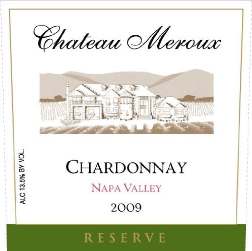 2009 Chateau Meroux Reserve Napa Valley Chardonnay 750 mL