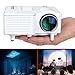 Soyan Mini Projector Home Cinema Theater UC28+ Support Hd Video Games Tv Movie TXT Music Pocket Size Projector with USD,AV,SD,VGA,HDMI,Dc and Head phone Input White