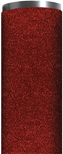 Aviditi Sabre Decalon Vinyl Carpet Mat, 3' X 16', Red (MAT347RD)