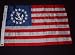 Us Yacht Ensign 12" X 18" Flag