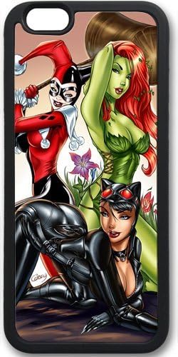 Iphone 6 case,Poison Ivy, Harley Quinn and Catwoman Cartoon Girls Characters Case For Iphone 6 4.7inch