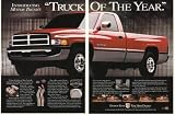 1994 Dodge Ram 1500 Truck of the Year 2-Page Print Ad (16593)