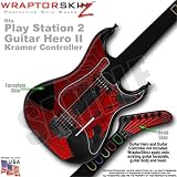 Spider Web Skin by WraptorSkinz TM fits PS2 Guitar Hero II ( 2 ) Kramer Guitar Controllers (GUITAR NOT INCLUDED)