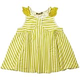 《H28年夏物》 nico hrat(ニコフラート) 製品洗い加工済み 天竺ストライプタンクチュニック 120cm/GN NO.B-260032