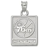 Sterling Silver Philadelphia 76Ers New Logo Pendant
