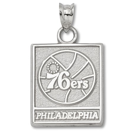 Sterling Silver Philadelphia 76Ers New Logo Pendant