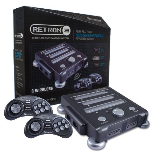 Hyperkin Retron 3 Video Game System for NES/SNES/GENESIS - Gray