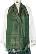 Silk Wrap Scarf Exclusive Workmanship India Style 22 x 72 inches (srfp281)