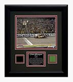Clint Bowyer Limited Edition Framed 8" x 10" 2008 Richmond Photograph with Piece of Race Winning Ti