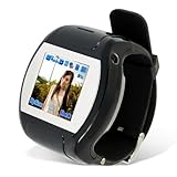Super Cool Quad Band Watch Touch Screen Cell Phone Black
