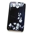 Apple iPod Touch 2nd & 3rd Generation Hard Case BACK-Style Cover (Back Plate only) Midnight Flowers Design
