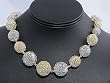 Sterling Silver Necklaces - Length: 16", Height: 10-20mm