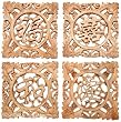 Best Housewarming Gift Ideas 2011 - 8" Asian Good Wish Blessing Plaque Set - Luck, Happy, Peace, Love