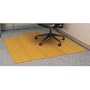 55" x 57" Natural Bamboo Roll-Up Chair Mat with Tongue