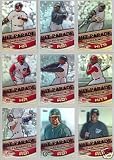 2007 Topps Baseball Hit Parade Complete Mint 30 Card Insert Set Including 3 Barry Bonds, 3 Ken Griffey Jr., 2 Frank Thomas, 2 Alex Rodriguez, 2 Mike Piazza, 2 Manny Ramirez, 3 Gary Sheffield, Jim Thome, Chipper Jones, Carlos Delgado, Jeff Kent, Bernie Williams, Ivan Rodriguez and Others!