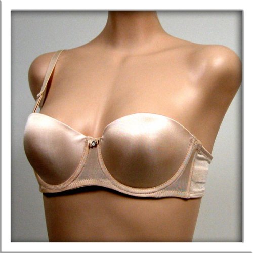 Jasmin 2 Pack $32 Satin Beige Mold Cup Bra #2580 sz 38AA
