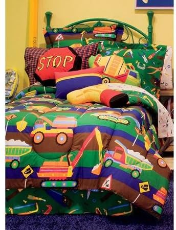Reversible Bed In A Bag Bedding Set Includes Comforter, Flat Sheet , Fitted Sheet, One Standard Pillowcase, One Sham & One Bed Skirt