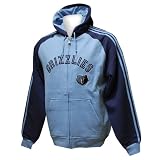 Memphis Grizzlies Adidas Fan Gear Full Zip Hooded Sweatshirt (XXL)