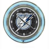 NHL Tampa Bay Lightning Neon Clock - 14 Dia.