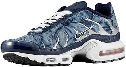 Nike Men's Air Max Plus Black / Black / Dark Grey / White Synthetic Cross-Trainers Shoes 10 M US