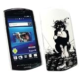Sony Ericsson Xperia Neo MT15i Hard Snap On Protection Case Cover Tattoo Girl By Kit Me Out