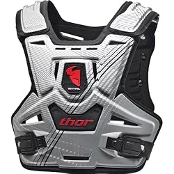 Thor MX Sentinel Livewire Protector Adult Roost Deflector Motocross Motorcycle Body Armor - Gray