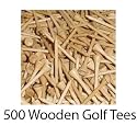500 Wooden Golf Club Tees