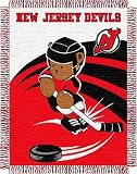 NHL New Jersey Devils 36-Inch-by-46-Inch Woven Jacquard Baby Throw